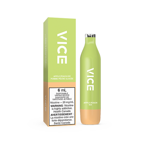 Vice 2000 2500 Puffs Apple Peach Ice Disposable Vape 20Mg