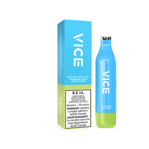 Vice 2000 2500 Puffs Blue Razz Melon Ice Disposable Vape 20Mg