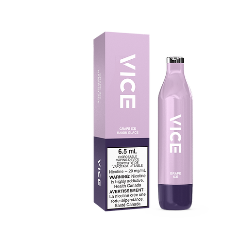 Vice 2000 2500 Puffs Grape Ice Vape jetable 20 mg