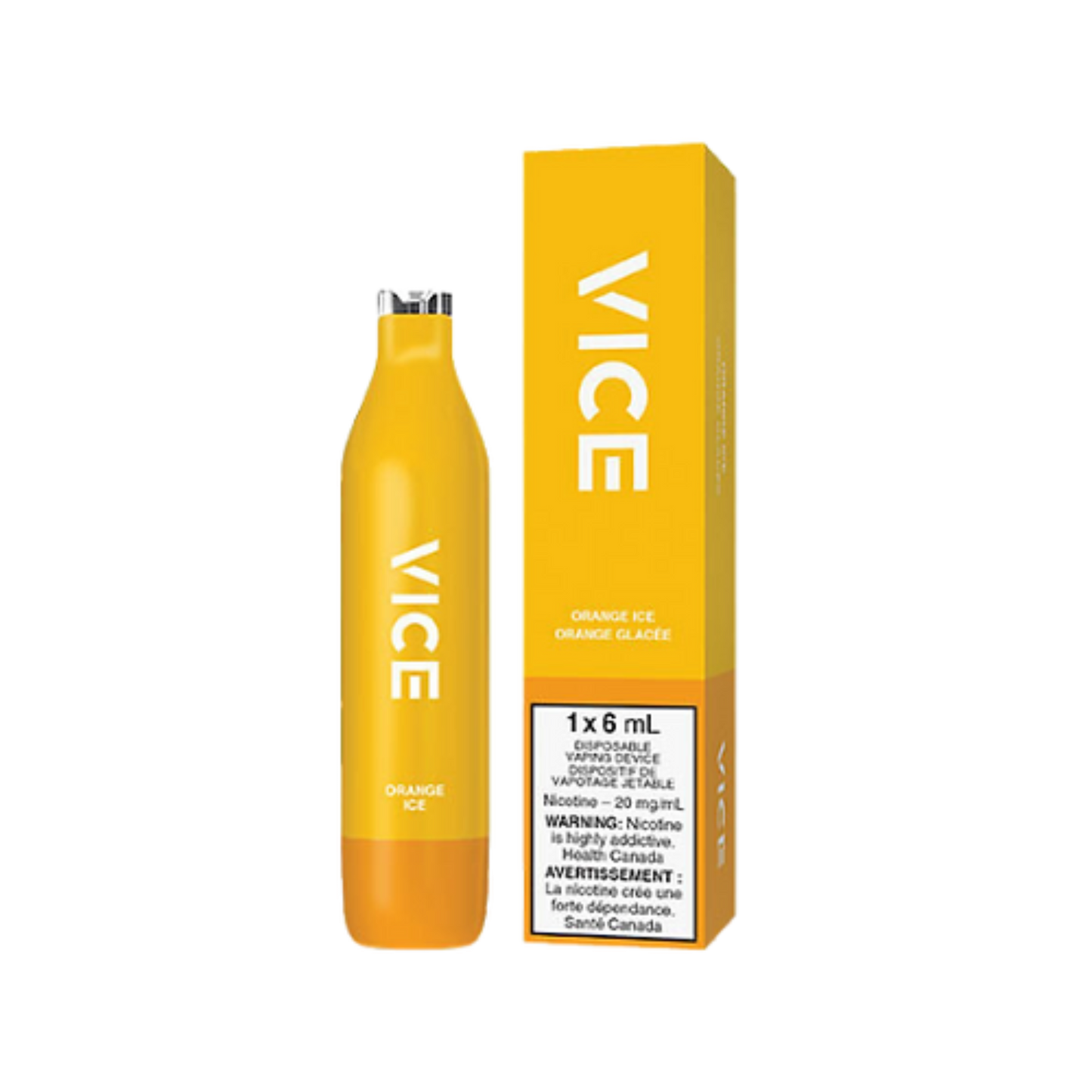 Vice 2000 2500 Puffs Orange Ice Vape jetable 20 mg