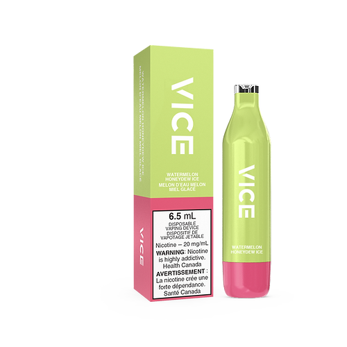 Vice 2000 2500 Puffs Pastèque Honeydew Ice Vape jetable 20Mg