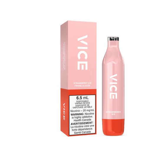 Vice 2000 2500 Puffs Vape jetable à la fraise glacée 20 mg