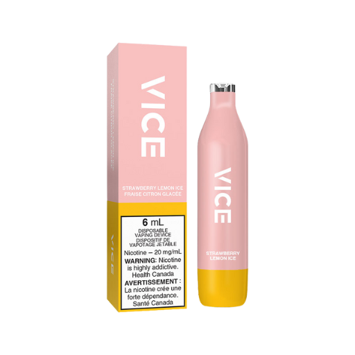 Vice 2000 2500 Puffs Strawberry Lemonade Ice Disposable Vape  20Mg